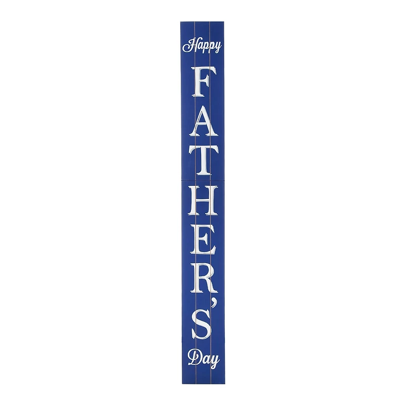Glitzhome® 5ft. Blue Father's Day Porch Sign