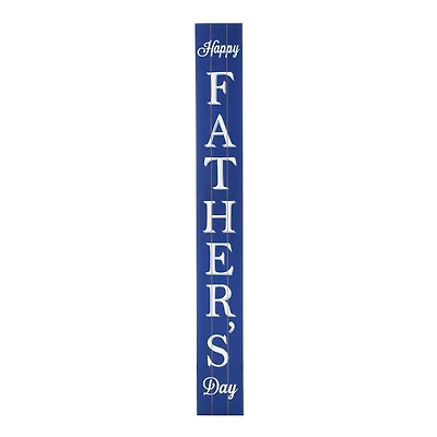 Glitzhome® 5ft. Blue Father's Day Porch Sign
