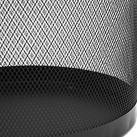 Mind Reader Garbage Round Metal Mesh Waste Basket Recycling Bin