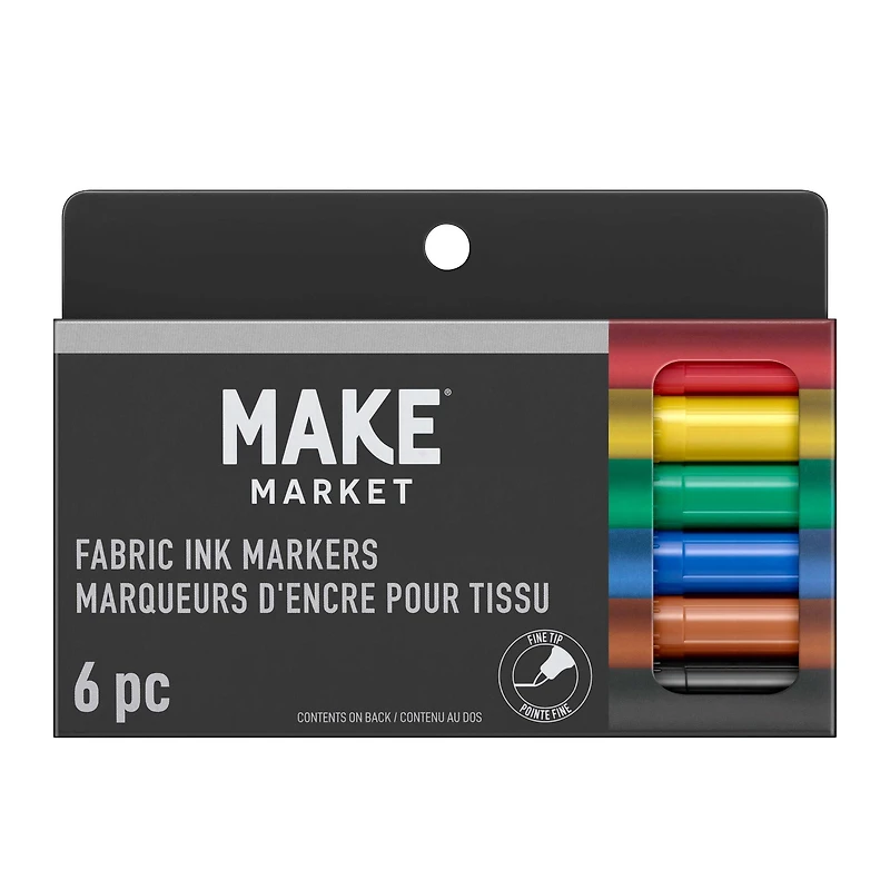Primary Fabric Ink Marker Set by Make Market®