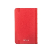 Fabriano® EcoQua Plus Lined Red Fabric-Bound Notebook
