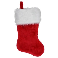 20" Luxurious Extra Plush Traditional Christmas Stocking