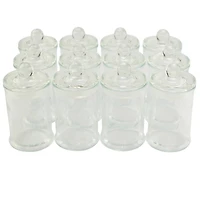 6 Packs: 12 ct. (72 total) Mini Glass Jars with Lids by Celebrate It™