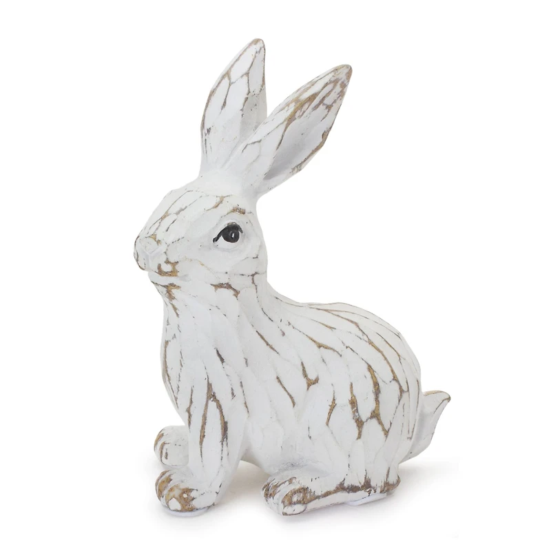 Carved Bunny Figurines Set
