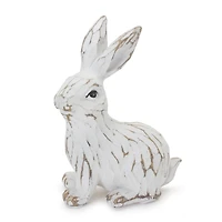 Carved Bunny Figurines Set