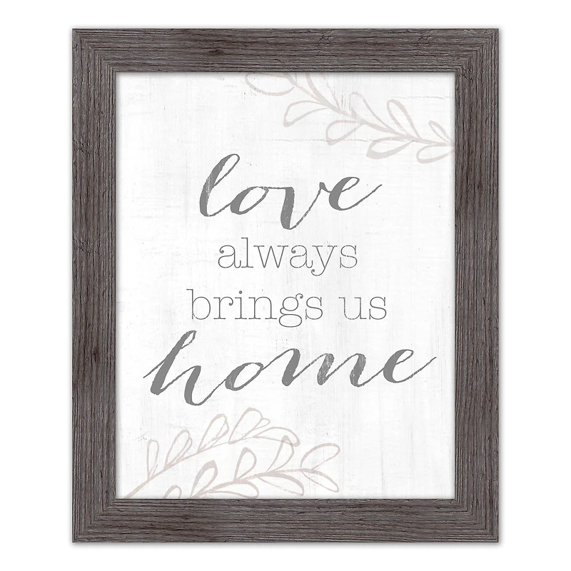 Love Brings Us Home Western Framed Print
