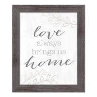 Love Brings Us Home Western Framed Print