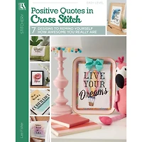 Leisure Arts® Positive Quotes in Cross Stitch Book