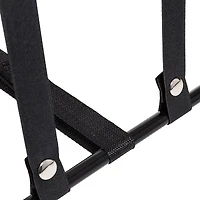 Honey Can Do Black/ Single Bounce Back Hamper with Wheels and Lid