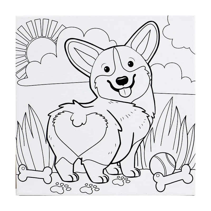 Dog Canvas Painting Kit by Creatology™