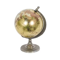 10" Brown Aluminum Traditional Globe