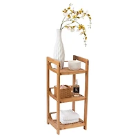 Organize It All 28" Lohas 3-Tier Bamboo Shelving Tower