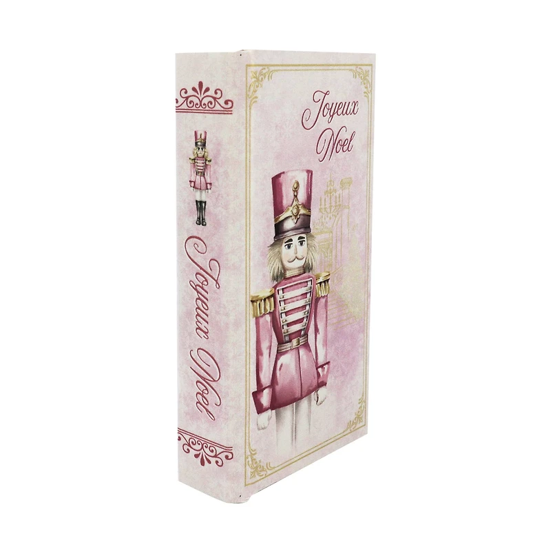7.75" Joyeux Noel Nutcracker Tabletop Book Box by Ashland®