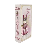 7.75" Joyeux Noel Nutcracker Tabletop Book Box by Ashland®