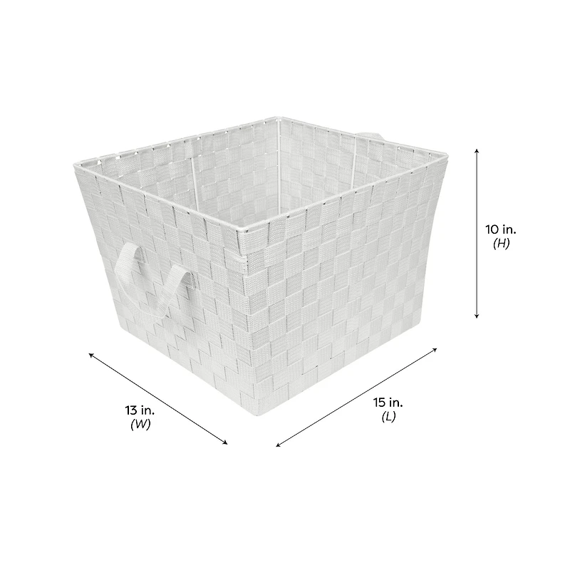 Simplify Large Woven Storage Bin