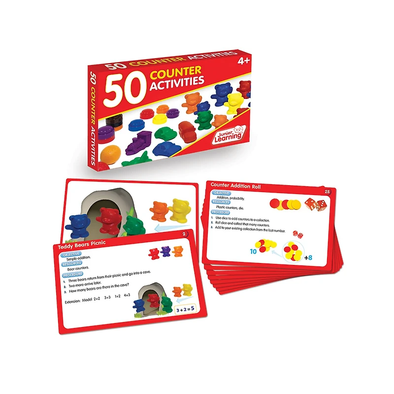 Junior Learning® 50 Counter Activities Learning Set
