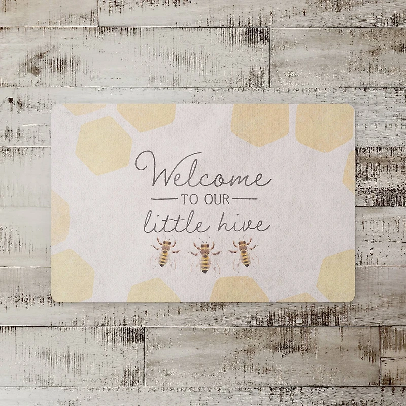 Welcome To Our Hive Floor Mat