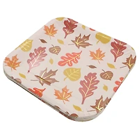 9" Square Thanksgiving Leaves Paper Plates, 12ct. by Celebrate It™