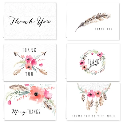 Hortense B. Hewitt Co. Bohemian Thank You Notes