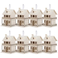 8 Pack: 9" Wood 2-Story Birdhouse by Make Market®