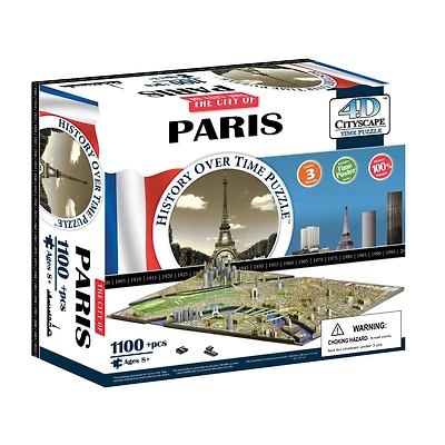 4D™ Cityscape Paris, France History Over Time Puzzle™