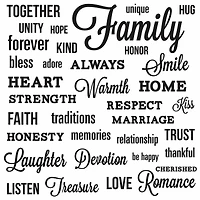 RoomMates Family Quote Peel & Stick Wall Decals