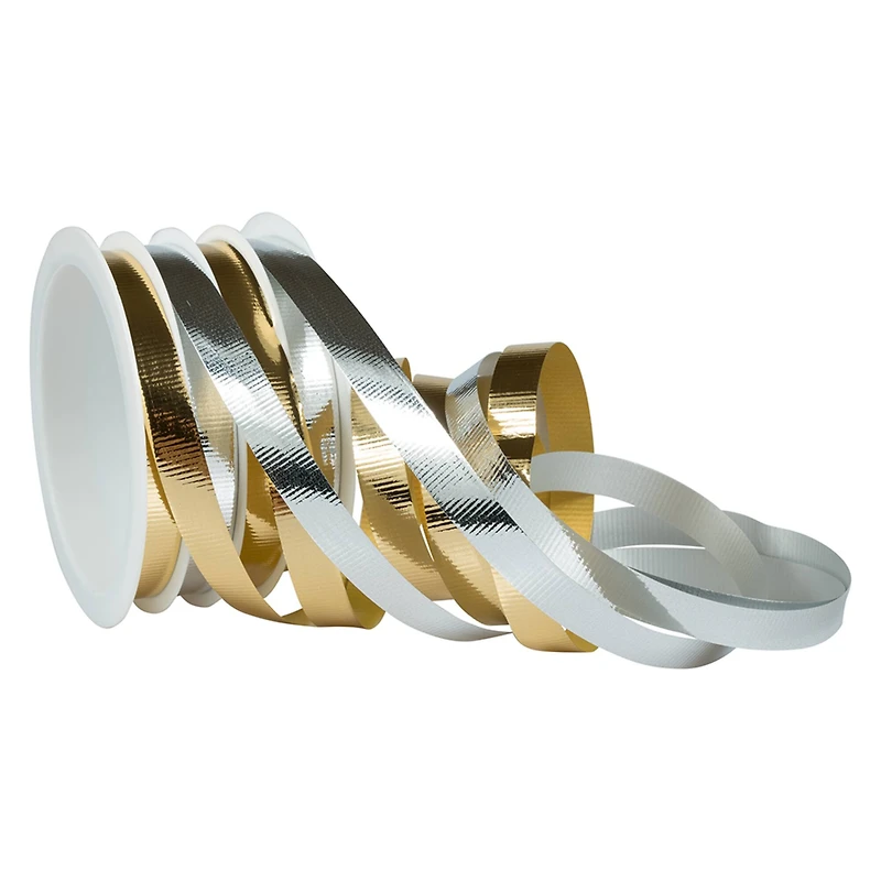 JAM Paper 3/8" x 55yd. Metallic Ribbon