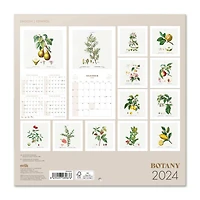 TF Publishing 2024 Botany Bilingual Wall Calendar