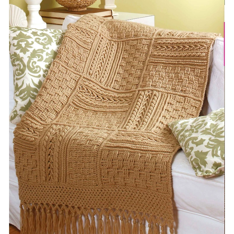 Leisure Arts® Aran Afghans to Crochet Book