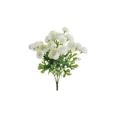 White Mini Ranunculus Bush