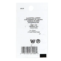 LaMode 1" Tan 4-Hole Buttons, 2ct.