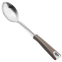 Martha Stewart Taupe Stainless Steel Serving Spoon
