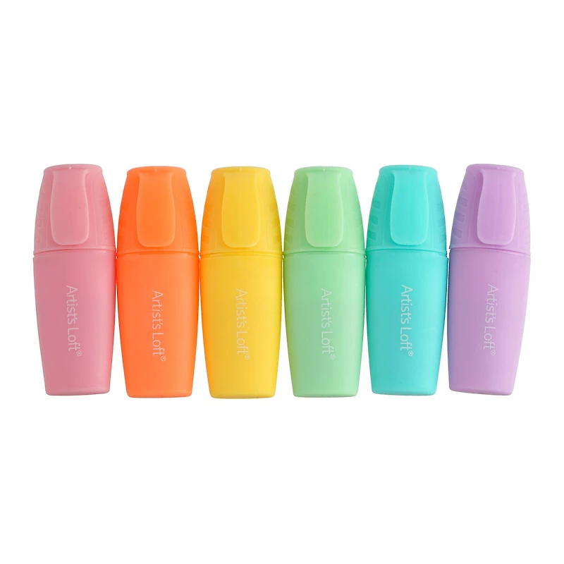 Mini Pastel Chisel Tip Highlighters by Artist's Loft®