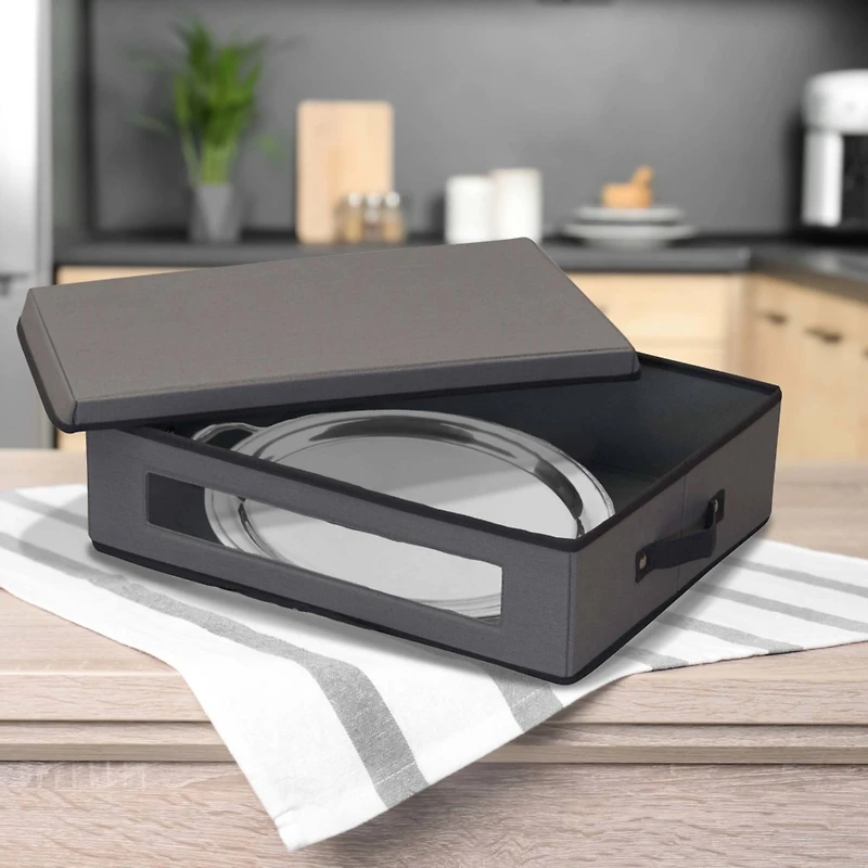 Household Essentials Plate Storage Box