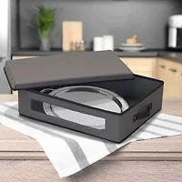 Household Essentials Plate Storage Box