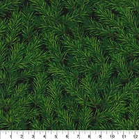 Fabric Traditions Fraser Fir Cotton Fabric