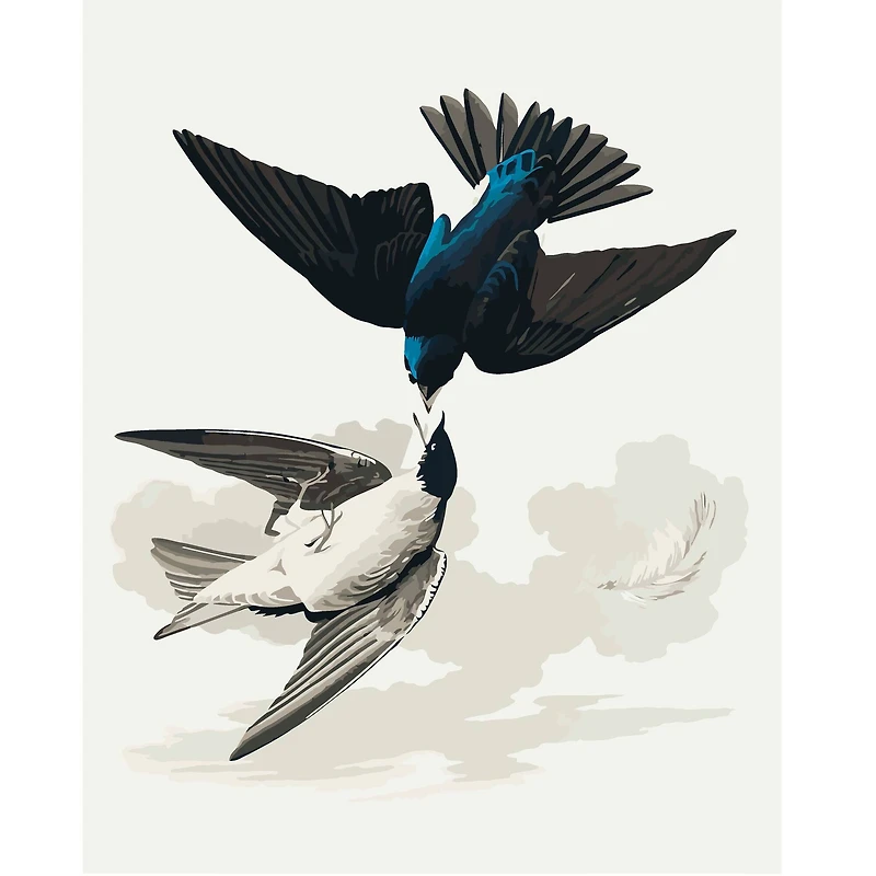 16" x 20" Swallows Paint-by-Number Kit by Artist's Loft®