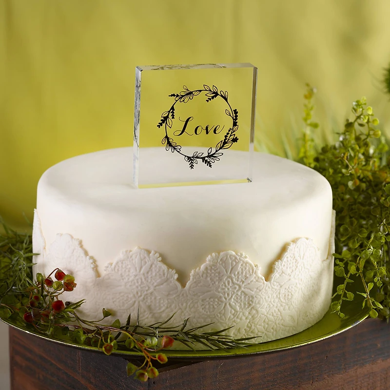 Hortense B. Hewitt Co. Rustic Wreath Cake Top