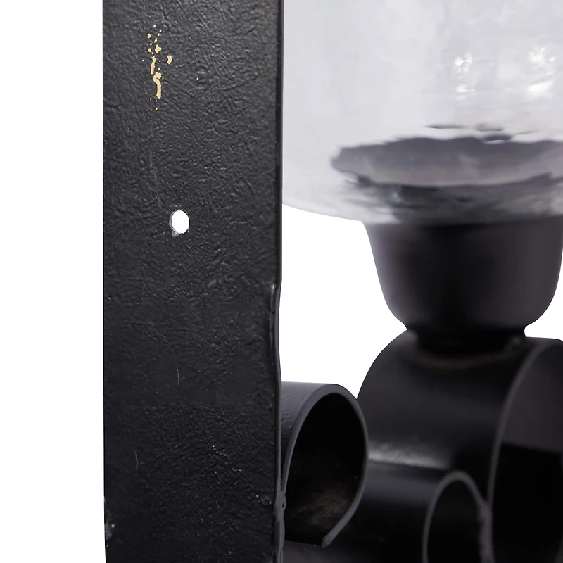 Black Iron Traditional Candle Wall Sconce