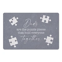 Dads Are the Puzzle Pieces Floor Mat
