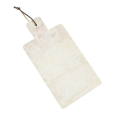 Hello Honey® 16" Sage Color Marble Cutting Board/Tray with Leather Tie