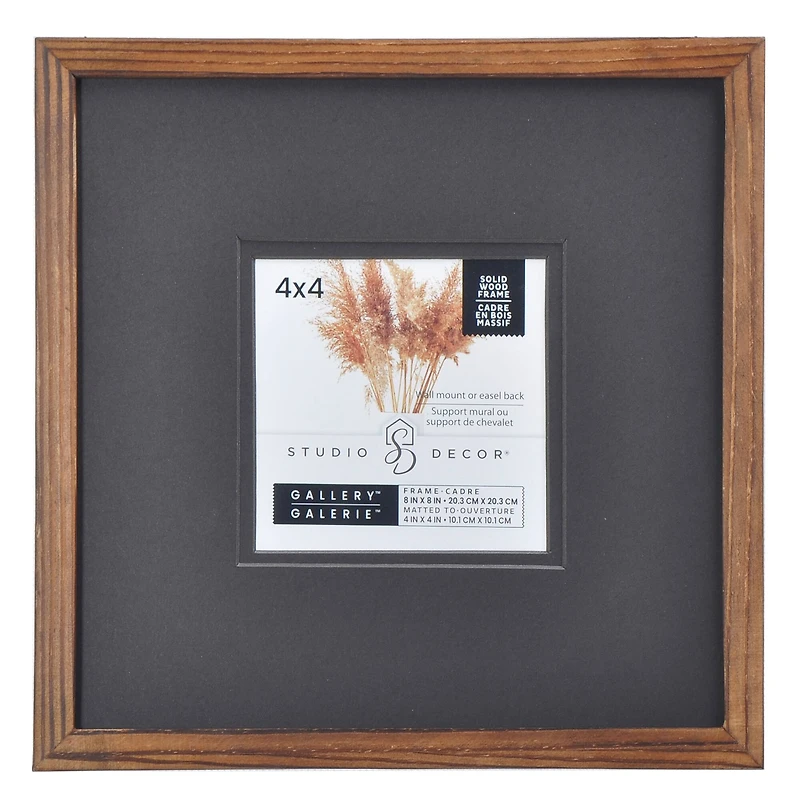 Gallery Dark Wood Frame with Mat by Studio Décor