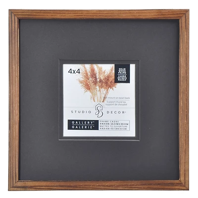 Gallery Dark Wood Frame with Mat by Studio Décor