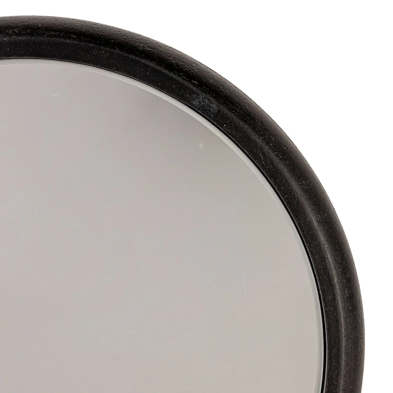 Hello Honey® 7.5" Black Wooden Table Mirror with Stand