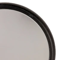 Hello Honey® 7.5" Black Wooden Table Mirror with Stand