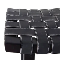 Black Birch Rustic Bar Stool, 30" x 18" x 11"