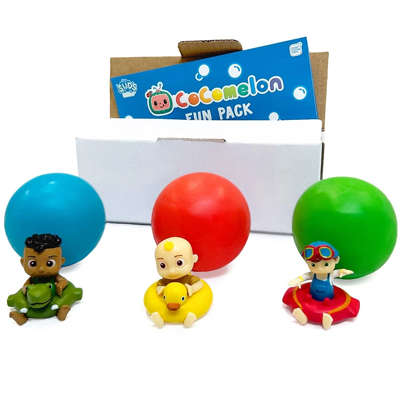 SOAPrize® Dino Cody, Ducky JJ, & Captain TomTom Kids Soap Balls with Toys