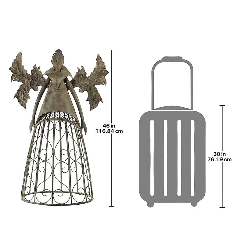 Design Toscano 4ft. Tempest the Metal Garden Trellis Fairy