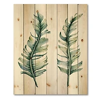 Designart - Duo of Tropical Leaves