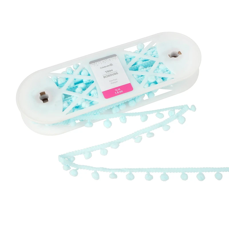 5/8" Pom Pom Trim Ribbon by Celebrate It